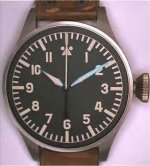 Frhe IWC-B-Uhr um 1940/41- Zifferblattvariante A - Bild zum Vergrern bitte anklicken