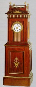 Standuhr mit Orgel und Zither - Roentgen & Kinzing 1793 - Bild zum Vergrern bitte anklicken